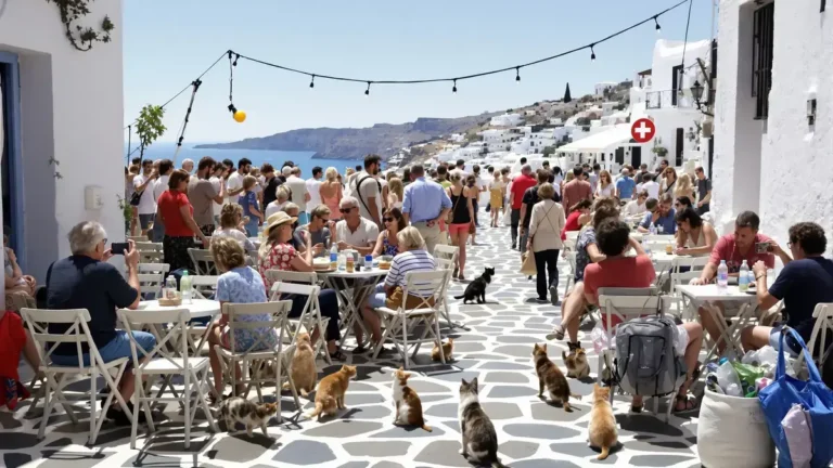 In Griekenland tast overtoerisme de Cycladen aan en schaadt hun authentieke charme