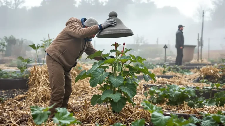 Met deze techniek krijg je zoetere rabarber en kun je eerder oogsten in de tuin