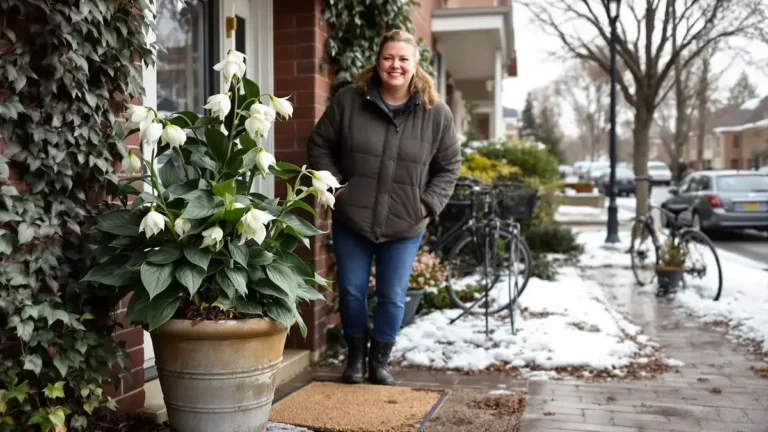 Een zorgvuldige plantkeuze heeft mijn entree omgetoverd tot een bijzonder geliefde plek